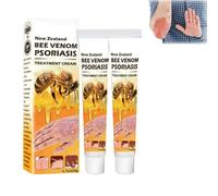 New Zealand Bee Venom Psoriasis Cream Treatment Cream, Bee Venom Psoriasis Treatment Cream, Bee Venom Psoriasis Cream, Soothing and Moisturizing Psoriasis Cream (2PCS)
