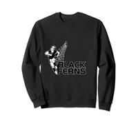New Zealand Black Woman Fern Rugby Team Sweatshirt