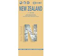 New-Zealand borch: North Island, SouthIsland, Auckland, Wellington, Rotorua, Christchurch, Nelson, Queenstown, Dunedin (Borch Map)
