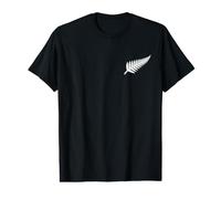 New Zealand Fern Icon NZ Black Proud Kiwi Gift Value Graphic T-Shirt
