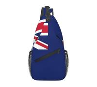 New Zealand Flag Casual Crossbody Bag Durable Large Capacity Lightweight and Breathable Suitable for Various Outdoor Venues