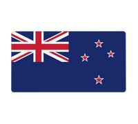 New Zealand Flag Extra Large Rubber Mouse pad 16x29.5in, Strong Adhesion, Durable, Suitable for a Wide Range of Occasions