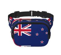 New Zealand Flag Fanny Pack Belt Bag for Women and Men, Fashionable Waist Pack for Traveling, Hiking