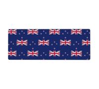 New Zealand Flag Gaming Desk Mat, Wide Surface Desk Pad for Keyboard, Mouse and Improved Gaming Stability