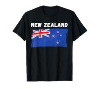New Zealand Flag Holiday Vintage Grunge New Zealand Flag T-Shirt