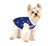 New Zealand Flag Premium Dog Tshirt - Soft 100% Cotton Ropa Para Perros, Perfect for Small to Medium Dogs, Stylish and Comfortable Shirts for Dogs S