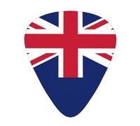 New Zealand Flag Wear-resistant guitar picks, thin, medium, heavy, 12 pieces of guitar picks, suitable for guitar, bass, electric guitar, ukulele,