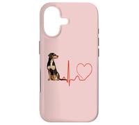 New Zealand Huntaway Dog Heartbeat EKG Funny Dogs Lover Case for iPhone 17
