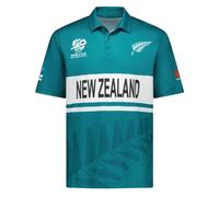 New Zealand ICC ODI T20 World Cup Cricket Fan Jersey - 100% Dryfit Polyester, New Zealand 2024, 4XL