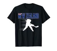 New Zealand Ice Hockey Fans Proud Kiwi Hockey Team Supporter T-Shirt