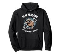 New Zealand Is Calling And I Must Go Kiwi Pullover Hoodie