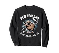 New Zealand Is Calling And I Must Go Kiwi Sweatshirt