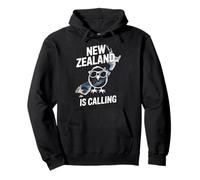 New Zealand Is Calling Kiwi Sunglasses Aotearoa Map Pullover Hoodie