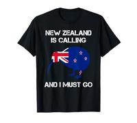 New Zealand is calling - New Zealand Kiwi Backpacker T-Shirt
