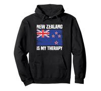 New Zealand Is My Therapy Flag Pride Pullover Hoodie