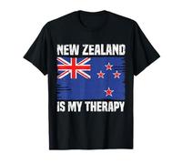 New Zealand is My Therapy Flag Pride T-Shirt
