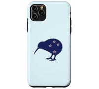 New Zealand Kiwi Bird NZ Flag Colors Patriotic Pride Minimal Case for iPhone 11 Pro Max