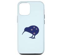 New Zealand Kiwi Bird NZ Flag Colors Patriotic Pride Minimal Case for iPhone 12/12 Pro