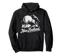 New Zealand Kiwi Bird Retro Nature NZ Cute Wildlife Pullover Hoodie