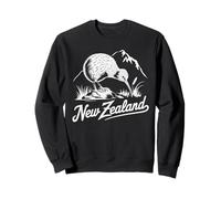 New Zealand Kiwi Bird Retro Nature NZ Cute Wildlife Sweatshirt