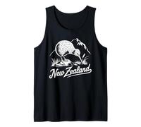 New Zealand Kiwi Bird Retro Nature NZ Cute Wildlife Tank Top