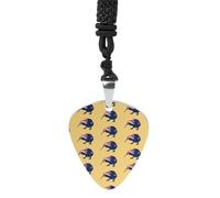 New Zealand Kiwi Birds Guitar Pick Pendant Necklace for Acoustic Electric Bass Players Guitar Accessories Guitarist Gifts