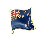 New Zealand Kiwi Metal Enamel Country Flag Pin Badge