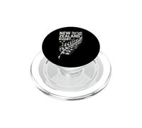 New Zealand Rugby Vintage Distressed Silver Fern Graphic Art PopSockets PopGrip for MagSafe