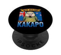 New Zealand Save The Kakapo Bird Parrot Kakapos PopSockets Adhesive PopGrip