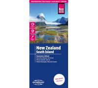 Reise Know-How – New Zealand South Island Map (1:550.000) – Rain, tear & water resistant