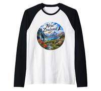 New Zealand, South Pacific Australia, Kiwi Raglan Baseball Tee