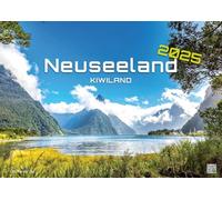 New Zealand - The Land of the Long White Cloud - 2025 - Calendar DIN A2 (Extra Large: Approx. 60 cm x 42 cm)