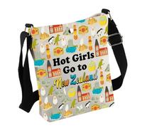 New Zealand Travel Gift Hot Girls Go to New Zealand Crossbody Bag New Zealand Lover Gift for Her, N-zealandbag