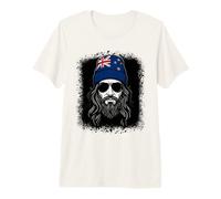 New Zealander Flag Beanie Travel Vacation Premium T-Shirt
