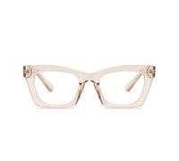NEWADA 2023 Square Reading Glasses Women Men, Stylish Blue Light Blocking Readers, HD Anti Glare Computer Flat Light Mirror (Color : Brown, Size : +2.50)