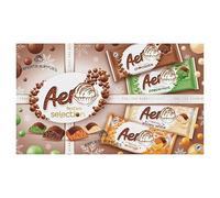 NewAero Sharing Bars Festive Selection Box 360g Festive Christmas Stocking Chocolate Pepermint Snowy White Orange
