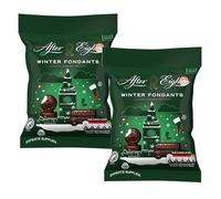 NewAfter Eight Winter Fondants Dark Mint Chocolate Bag 57g Perfect for Sharing & Gifting for Christmas (x2)