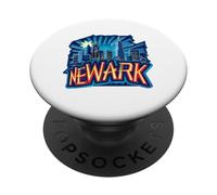 Newark New Jersey NJ Downtown Skyline City Pride Urban Vibes PopSockets Adhesive PopGrip