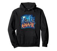 Newark New Jersey NJ Downtown Skyline City Pride Urban Vibes Pullover Hoodie