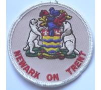 Newark-on-Trent Nottinghamshire County Flag Embroidered Patch Badge