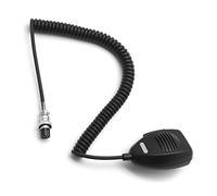 NEWASHAN Handheld Microphone for President CB Ham Marine Radio Transceiver Harry Johhny Walker Johnson Lincoln II McKinley Round 6 Pin Shoulder Lapel Speaker Mic Back Clip Micro DNC 520 U/D Compact