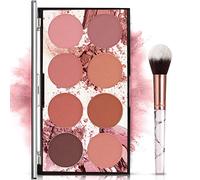 NewBang Blush Palette 8 Colors Matte Mineral Blush Powder Shiny Face Blush Contour Palette Highlighter Palette Professional Cosmetic Makeup