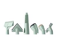 Newbealer 7 Pieces Replacement Accessories for All-in-1 Steam Mop & Detachable Handheld Cleaner NB602N - Triangle, Brass, Gap, Nylon Brushes, Steam Jet Nozzle and Squeegee, Mop Parts Brush Heads 7pcs