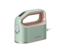 Newbealer Compact Steam Iron, Non Stick Soleplate, 14-24g/min Output, Vertical & Horizontal Steaming, 180ml Water Tank, Anti Drip, 1200W Small Iron for Travel and Holidays, Green