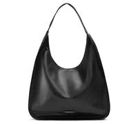 NEWBELLA Women's Vegan Leather Tote Bag, Stylish Handbag for Everyday Use, Black-large Size, L