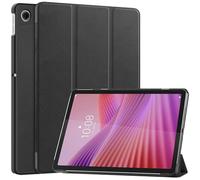 Newbillion Case Compatible with Lenovo Tab K10 2nd 10.1 inch (Model: TB-311FU) Tablet 2025, Slim Trifold Stand Hard Back Shell Cover with Auto Wake/Sleep, Black