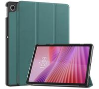 Newbillion Case Compatible with Lenovo Tab K10 2nd 10.1 inch (Model: TB-311FU) Tablet 2025, Slim Trifold Stand Hard Back Shell Cover with Auto Wake/Sleep, Dark Green