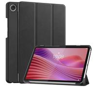 Newbillion Case Compatible with Lenovo Tab One/Tab K9 8.7 inch Tablet 2025, Slim Trifold Stand Hard Back Shell Cover with Auto Wake/Sleep, Black