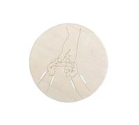 Newborn Arrivals Commemorative Wooden Disc Baby Birth Keepsakes with Exquisite Craftsmanship for Baby Room Decoration Engraved Baby Mementos