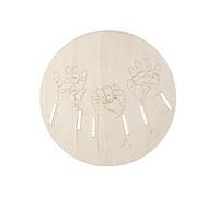 Newborn Arrivals Commemorative Wooden Disc Baby Birth Keepsakes with Exquisite Craftsmanship for Baby Room Decoration